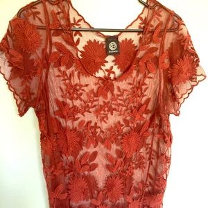 Lace Cap Sleeve, Never Worn